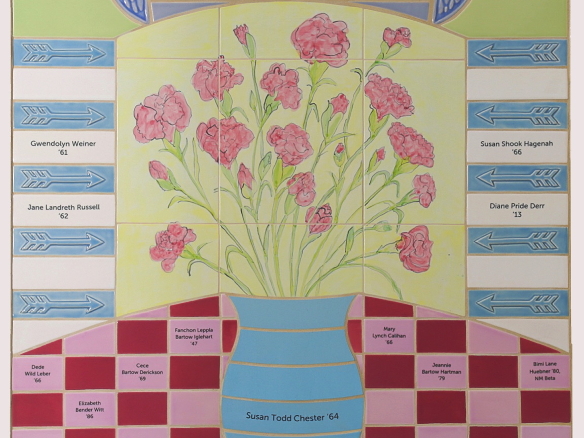 Pi Phi carnations
